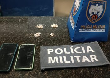 34 pedras de crack são apreendidas em Águia Branca