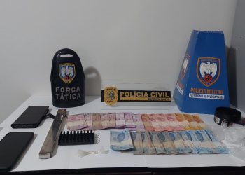 Policiais civis e militares cumprem mandado de prisão preventiva e de busca e apreensão em Montanha