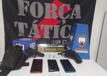 Policiais civis e militares cumprem mandado de busca e apreensão em Montanha