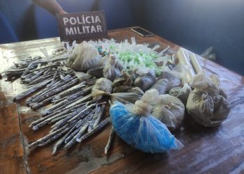 PMES apreende drogas em casa abandonada em CariacicaUm suspeito fugiu após ser flagrado saindo do local.