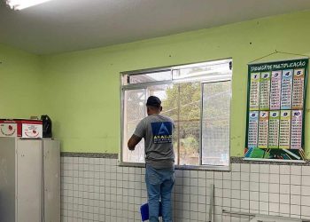 Obra de reforma e ampliação da escola Elizabeth Trzsoseki em Paulista/Barra de São Francisco está ganhando uma nova vida