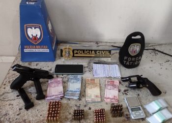 Duas pessoas são detidas e armas e munições são apreendidas pela PM e PC durante Operação em Nova Venécia