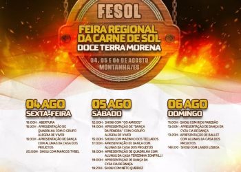 Vem aí a Feira Regional da Carne de Sol Doce Terra Morena (FESOL) em Montanha