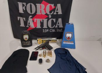 Policiais civis e militares prendem três suspeitos de roubo, tráfico de drogas e homicídios em Montanha
