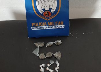 Policiais militares da força tática do 2º batalhão apreenderam drogas em Boa Esperança