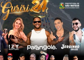 Vem pra guriri! Réveillon com quatro dias de festa! Quatro trios elétricos! Atrações nacionais e… Guriri