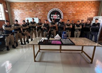 Operação força total: quatro presos e significativa apreensão de drogas e armas na divisa entre Estados