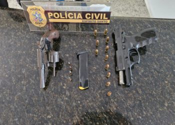 Operação policial resulta na prisão de suspeitos e apreensão de armas em Vila ValérioForam apreendidos uma pistola 9mm e um revólver calibre 22
