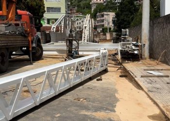 Fase final de duplicação da Ponte do Irajá será feita com guindaste de 250 toneladas: confira interdição parcial do trânsito