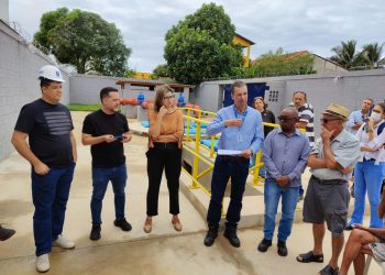 Nove elevatórias para bombear o esgoto serão inauguradas em Ponta da Fruta
