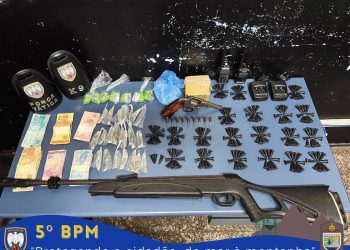 Adolescente é apreendido pela polícia militar com drogas e duas armas de fogo em Aracruz