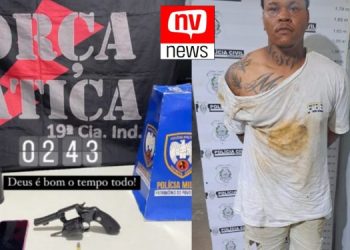 Tentativa de homicídio contra Policial Militar em Montanha: Suspeito é detido com arma de fogo