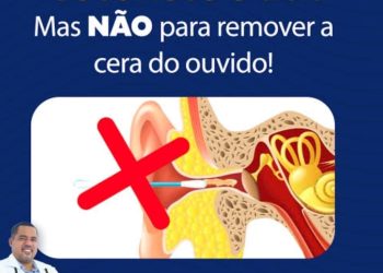 Porque você não deve usar cotonetes para remover cera do ouvido