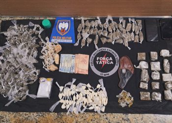 FORÇA TÁTICA DESARTICULA TRÁFICO DE DROGAS DURANTE OPERAÇÃO