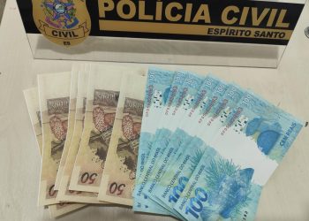 Polícia Civil de Nova Venécia apreende adolescente por receber notas falsas provenientes do Estado de Goiás