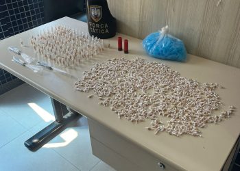 Mais de 800 pedras de crack e materiais para embalo são apreendidos pela PMES em Vila Velha