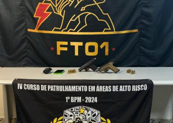 Força Tática do 1º Batalhão de Polícia Militar realizaram patrulhamento no bairro Tabuazeiro em Vitória
