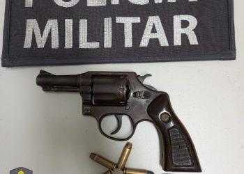 MENOR É APREENDIDA PELA PM POR PORTE ILEGAL DE ARMA DE FOGO EM ÁGUA DOCE DO NORTE/ES