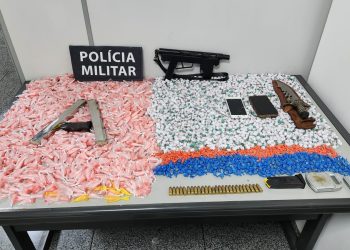 PMES apreende quase 2.700 unidades de entorpecentes e um artefato explosivo em Vila Velha