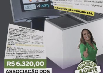 Venho aqui expressar minha imensa gratidão à Deputada Estadual Janete de Sá pela conquista de um importante recurso para a nossa comunidade!