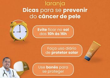Dezembro Laranja é um movimento nacional de conscientização sobre a prevenção do câncer de pele