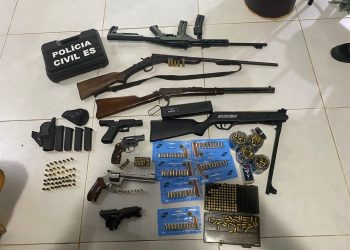 Polícia Civil apreende oito armas em operação no interior de São Mateus