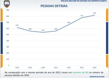 BALANÇO ESTATÍSTICO – 19ª COMPANHIA INDEPENDENTE DA PMES E DELEGACIAS DE POLÍCIA CIVIL DE PINHEIROS E MONTANHA (2024)