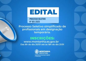 Montanha abre processo seletivo simplificado para profissionais da educação