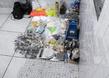 PM localiza laboratório de drogas na Serra