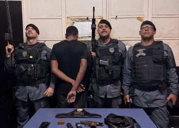 FORAGIDO DA JUSTIÇA É RECAPTURADO COM ARMA DE FOGO EM ARACRUZ