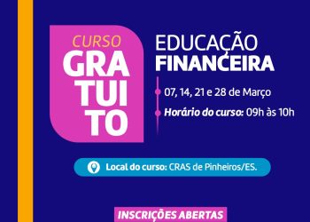 Inscrições abertas para curso de Educação Financeira em Pinheiros