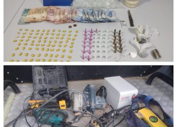 Polícia Militar Cumpre Mandado e Apreende Drogas, Munições e Ferramentas em Ponto Belo