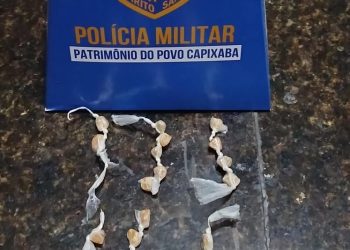 POLICIAIS DO 11º BPM APREENDEM CRACK E DETEM TRAFICANTE NA ROD ES