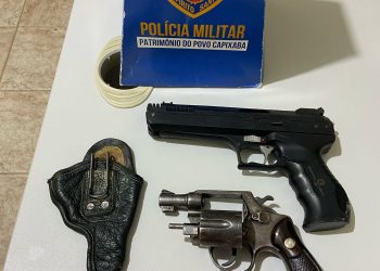 ARMAS E MUNIÇÕE SÃO APREENDIDAS DURANTE BLITZ EM ECOPORANGA/ES
