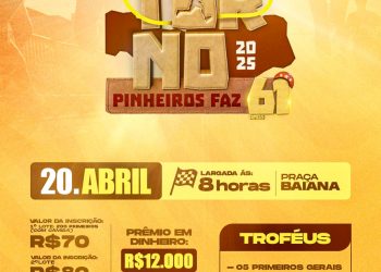 Pinheiros se prepara para a 7ª Corrida do Contorno: inscrições abertas e premiação de R mil