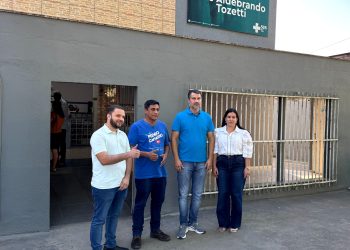 Superintendente de Saúde, Bruno Araújo, e prefeito Kleilson Rezende inauguram sala de teleconsulta em Pedro Canário