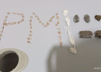 POLICIAIS DO 11º BPM APREENDE CRACK, COCAÍNA E MACONHA EM ECOPORANGA