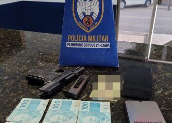 POLICIAIS MILITARES DO 11º BPM PRENDEM SUSPEITO DE TENTATIVA DE LATROCÍNIO COM MANDADO DE PRISÃO EM ABERTO