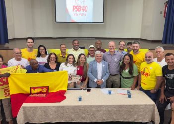 Secretária do Governo assume a presidência do PSB de Vila Velha em evento com presença de 25 prefeitos e quatro deputados estaduais