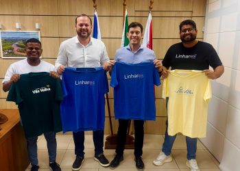De olho no Norte: prefeito de Vila Velha, Arnaldinho Borgo, e deputado federal Dr. Victor Linhalis recebem vereadores da Câmara de Linhares
