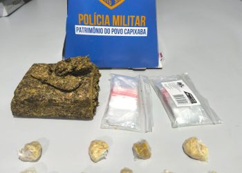 P2 E RADIO PATRULHA APREENDEM DROGAS EM MONTANHA