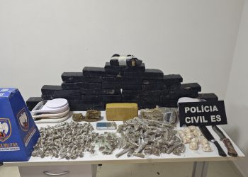 Polícia realiza maior apreensão de drogas da história de Vila Valério