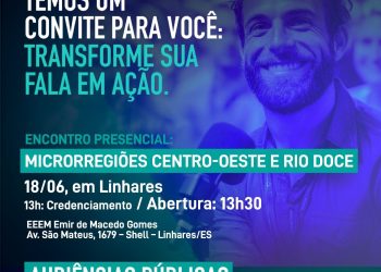 Governo do Espírito Santo realiza audiência pública em Linhares para ouvir demandas da população.