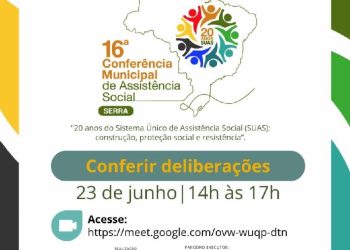 Serra realiza reuniões ampliadas preparatórias para a 16ª Conferência Municipal de Assistência Social