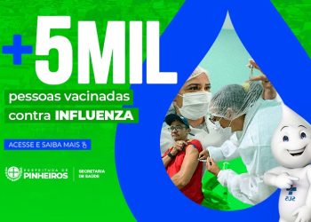 Vacinação contra a gripe já imunizou mais de 5 mil em Pinheiros, mas procura de grupos prioritários ainda é baixa