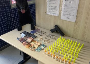 Guarda Municipal e Polícia Militar apreendem drogas em Jaburuna