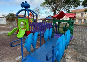 Novos brinquedos chegam à pracinha do Maria Zélia em Montanha