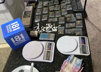 PCES realiza operação e prende trio envolvido com tráfico de drogas em Rio Bananal