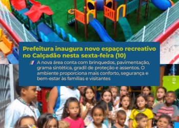 Prefeitura de Pinheiros faz abertura de novo espaço recreativo no Calçadão nesta sexta-feira (10)