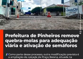 Prefeitura de Pinheiros remove quebra-molas para adequação viária e ativação de semáforos